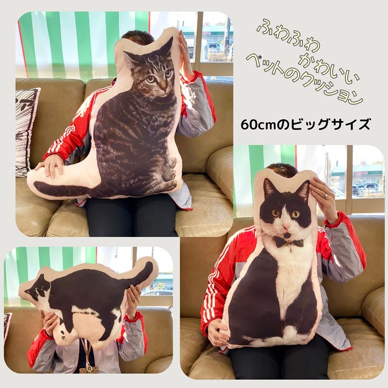 ３匹のねこクッション